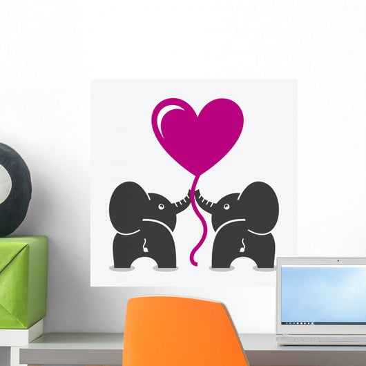 Elephants Wall Mural