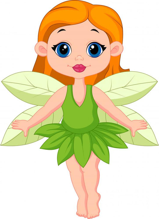 Cute Fairy Cartoon Wall Decal