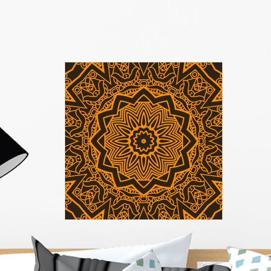 Vector Square Decorative Design Wall Mural