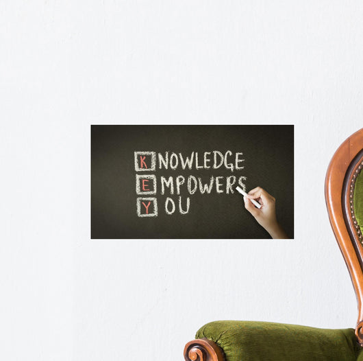 Knowledge Empowers You Chalk