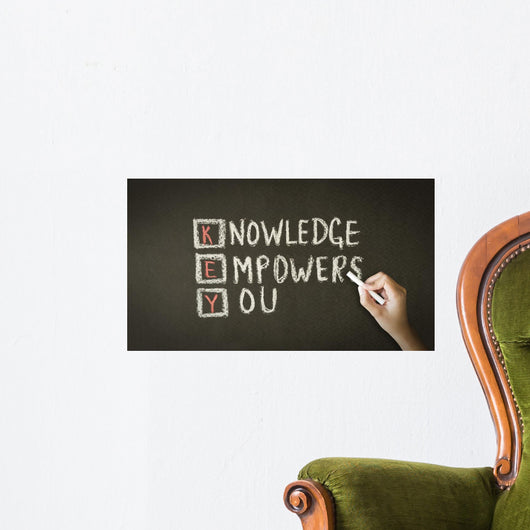 Knowledge Empowers You Chalk