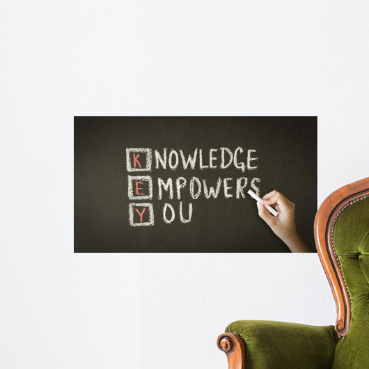 Knowledge Empowers You Chalk