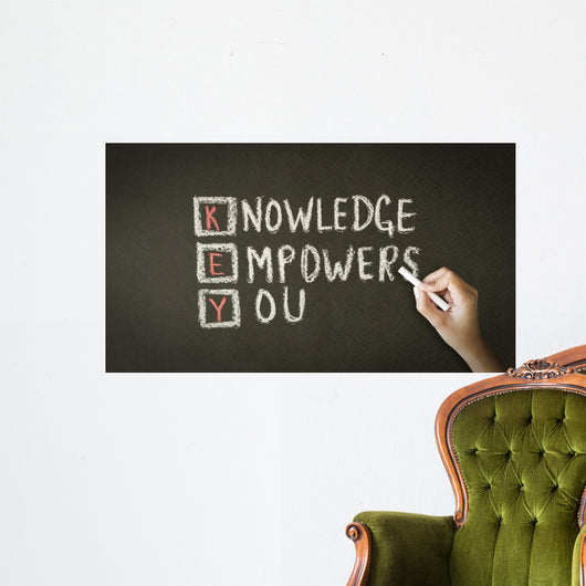 Knowledge Empowers You Chalk