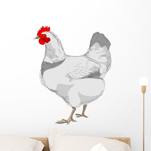 hen Wall Decal