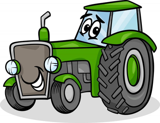 Tractor Character Illustration