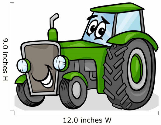Tractor Character Illustration