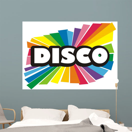 rainbow Disco Wall Decal