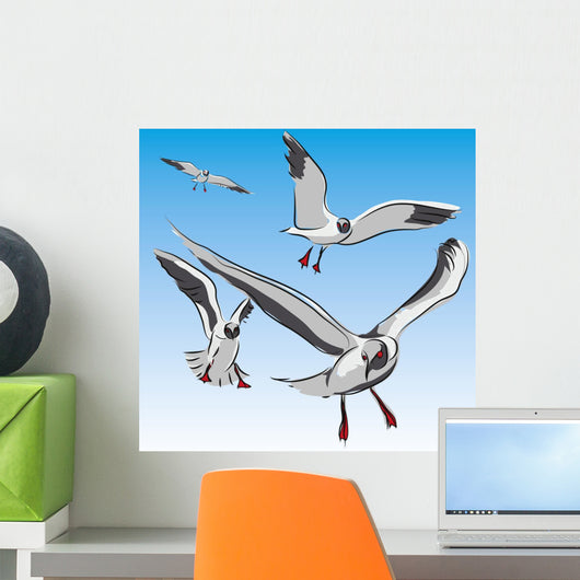 Seagull Wall Mural