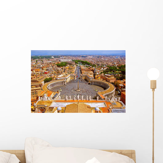 Rome's bird view Wall Mural