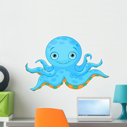 Cute Octopus Wall Decal