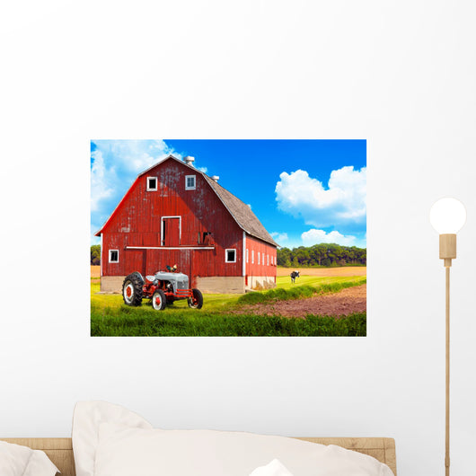 American Farmland with Blue