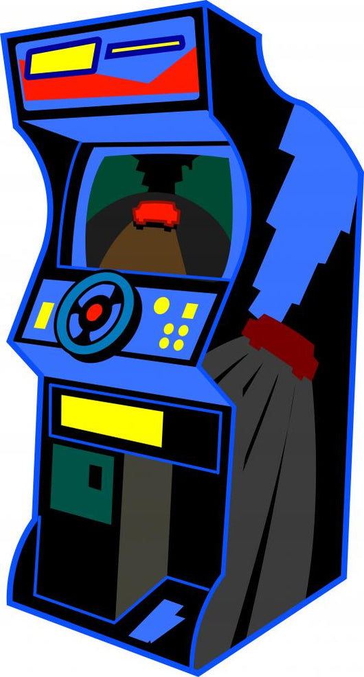 Retro Arcade Video Game Wall Decal