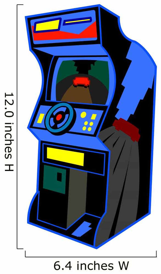 Retro Arcade Video Game Wall Decal