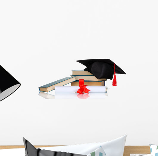 Grad Hat with Diploma