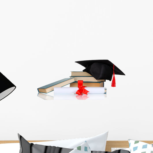 Grad Hat with Diploma