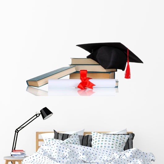 Grad Hat with Diploma