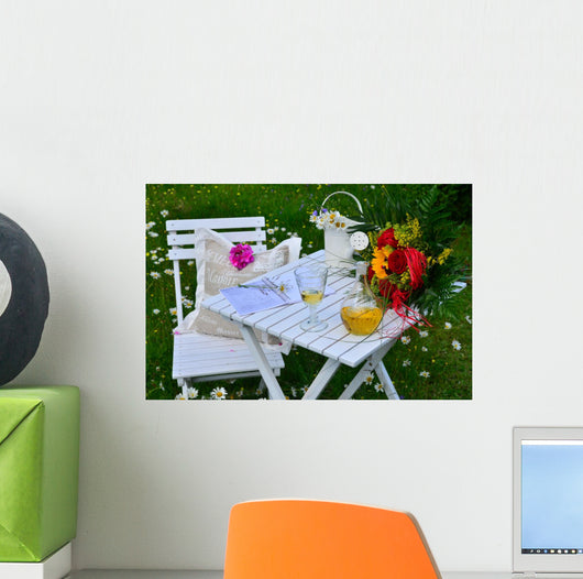 Sommer Garten Romantisch Blumen