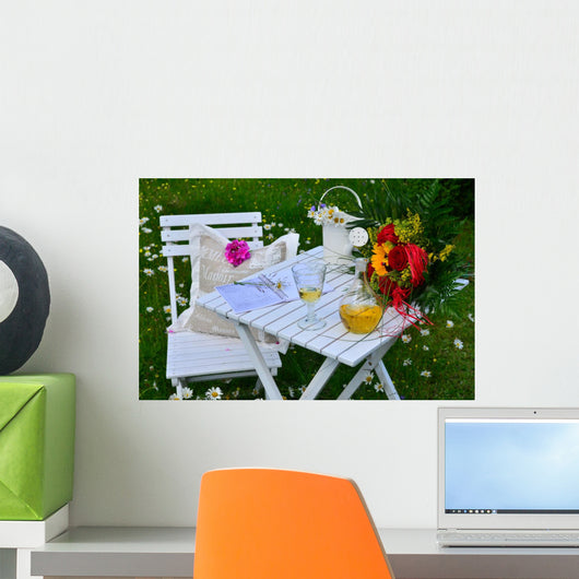 Sommer Garten Romantisch Blumen