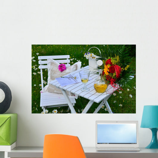 Sommer Garten Romantisch Blumen