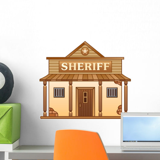 Wild West Sheriff's office Wall Decal