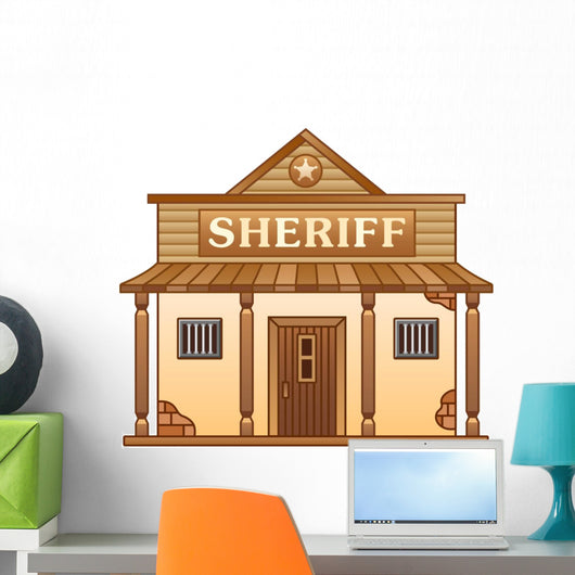 Wild West Sheriff's office Wall Decal