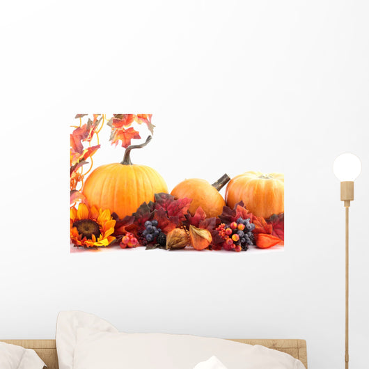 Pumpkins and Autumn Decorations
