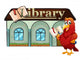 Parrot Holding Book outside Wall Decal