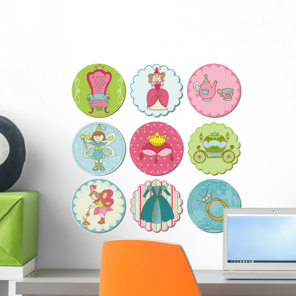 Scrapbook Design Elements Tags Wall Decal – Wallmonkeys