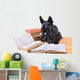 Reading Dog Wall Mural