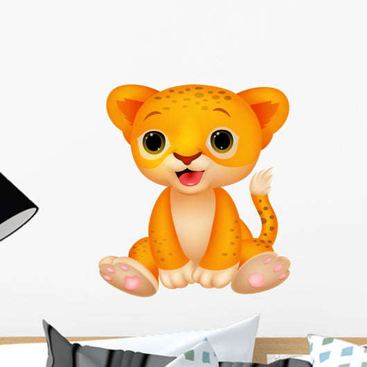Cute Baby Lion Cartoon