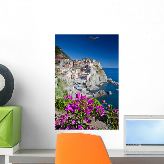 Manarola Cinque Terre Italy Wall Mural