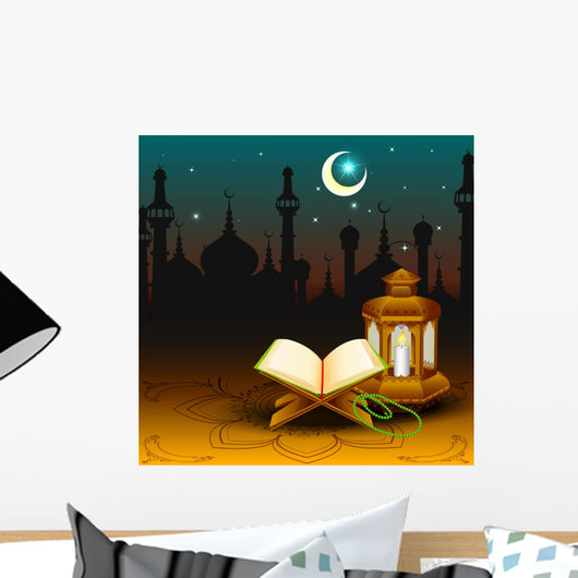 Vector Illustration Quran Eid