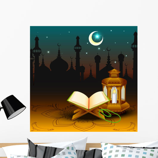Vector Illustration Quran Eid