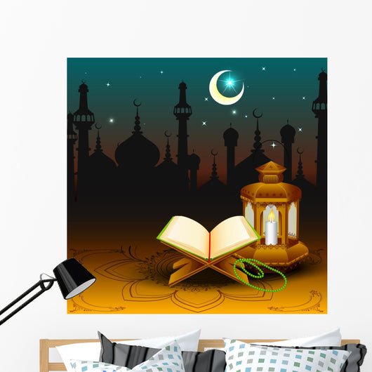 Vector Illustration Quran Eid