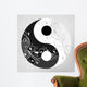 Yin Yang Symbol Wall Decal