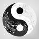 Yin Yang Symbol Wall Decal