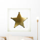 Sheriff star icon Wall Decal