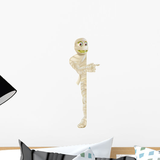 Halloween Mummy Peeping round