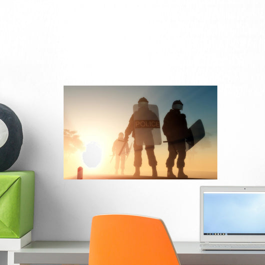 Police Wall Mural