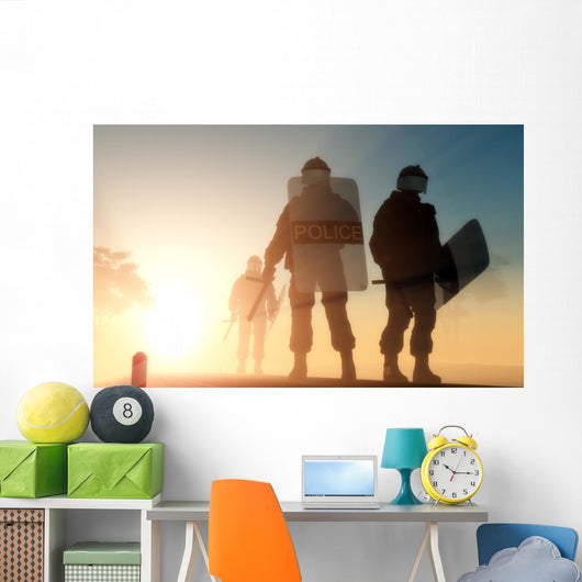 Police Wall Mural
