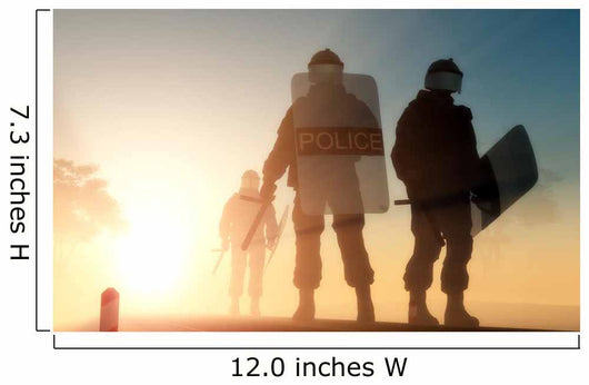 Police Wall Mural