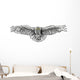Owl Painted Wall Decal