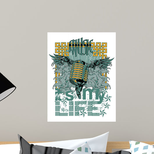 Music Its My Life Wall Decal