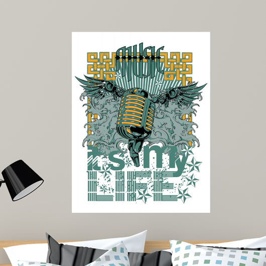 Music Its My Life Wall Decal
