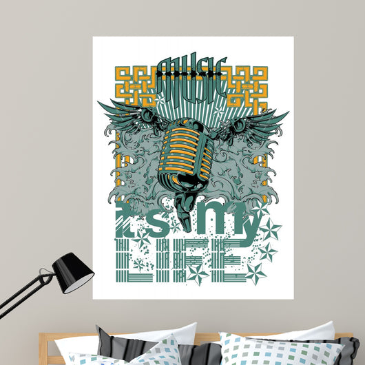 Music Its My Life Wall Decal