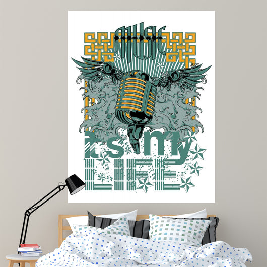 Music Its My Life Wall Decal