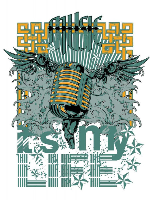 Music Its My Life Wall Decal