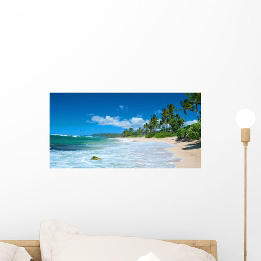 Untouched Sandy Beach with