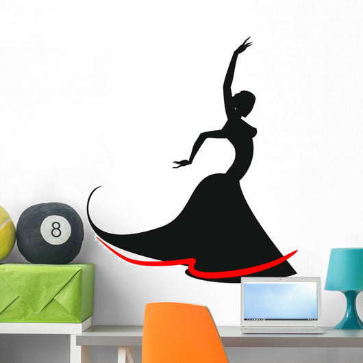 Silhouette Flamenco Dancer