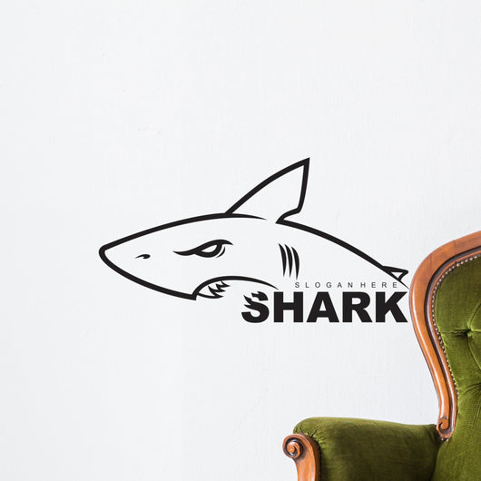 shark vector Wall Decal